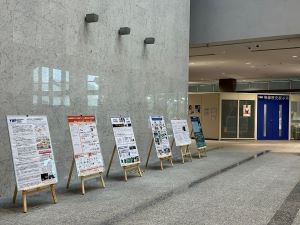 YRPセンター1番館１Fエントランス　パネル展示コーナーを設置しました